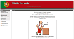 Desktop Screenshot of cidadaoportugues.com.br